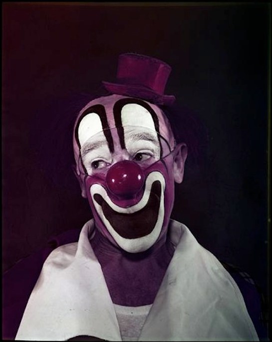 Stanley Kubrick ~ Clown, 1948