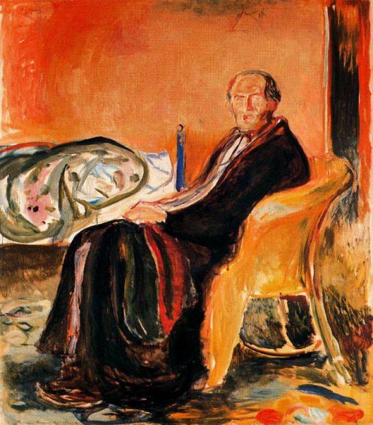 Edvard Munch Self-Portrait after Spanish Influenza, 1919
