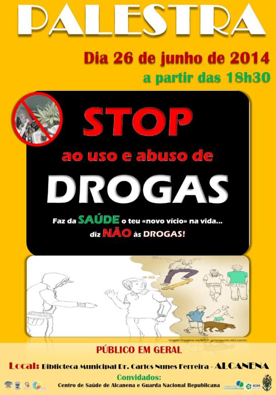 Cartaz_STOP ao use e abuso de DROGAS