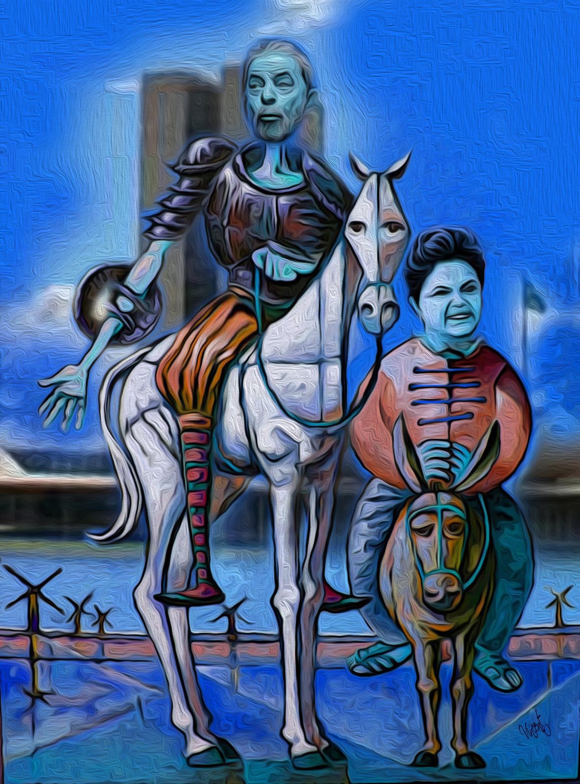 Dom Quixote com DILMA 02