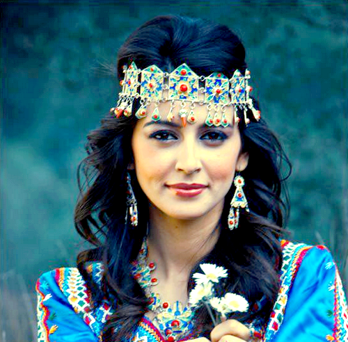 Femme Kabyle azul